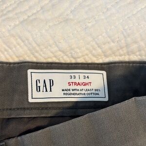 GAP Men's Straight Chinos - Gray